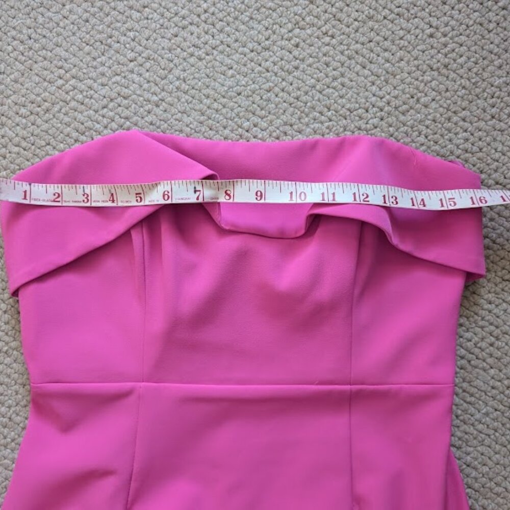 NEW w/tags Zorianna midi dress in pink shock 8/M (comes a little narrow) - Picture 10 of 11